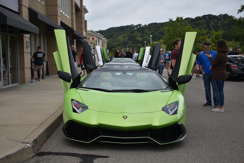 Aventador row, ready for liftoff